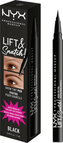 NYX PROFESSIONAL MAKEUP Wenkbrauwpotlood Lift N Snatch 10 Black, 1 ml