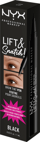 NYX PROFESSIONAL MAKEUP Wenkbrauwpotlood Lift N Snatch 10 Black, 1 ml