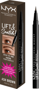 NYX PROFESSIONAL MAKEUP Crayon à sourcils Lift N Snatch 06 Ash Brown, 1 ml