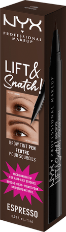 NYX PROFESSIONAL MAKEUP Wenkbrauwpotlood Lift & Snatch 08 Espresso, 1 ml