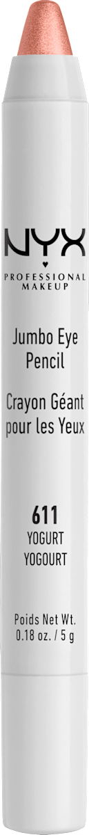 NYX PROFESSIONAL MAKEUP Eyeliner et fard à paupières Jumbo 611A Yaourt, 5 g