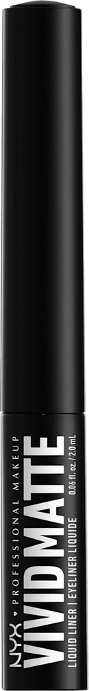 NYX PROFESSIONAL MAKEUP Eyeliner Vivid Matte 01 Black, 2 ml