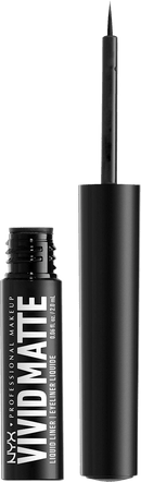 NYX PROFESSIONAL MAKEUP Eyeliner Vivid Matte 01 Black, 2 ml