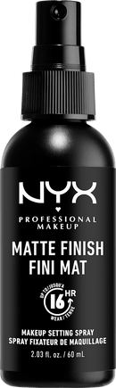 NYX PROFESSIONAL MAKEUP Fixatiespray Matte Finish/Long Lasting Make-up 01, 60 ml