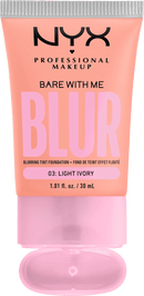 NYX PROFESSIONAL MAKEUP Foundation Bare With Me Blur Tint 03 Light Ivory, 30 ml