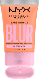 NYX PROFESSIONAL MAKEUP Foundation Bare With Me Blur Tint 06 Soft Beige, 30 ml