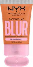 NYX PROFESSIONAL MAKEUP Foundation Bare With Me Blur Tint 08 Golden Light, 30 ml