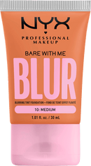 NYX PROFESSIONAL MAKEUP Foundation Bare With Me Blur Tint 10 Medium, 30 ml