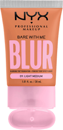 NYX PROFESSIONAL MAKEUP Fond de teint Bare With Me Blur Tint Light 09 Medium, 30 ml
