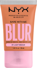 NYX PROFESSIONAL MAKEUP Fond de teint Bare With Me Blur Tint Light 09 Medium, 30 ml