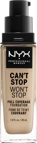NYX PROFESSIONAL MAKEUP Foundation Can't Stop Won't Stop 24-Hour Warm Vanilla 6.3