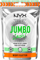 NYX PROFESSIONAL MAKEUP Faux Cils Jumbo 03 Wispy Flutter (1 paire), 2 pièces.