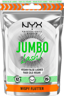 NYX PROFESSIONAL MAKEUP Faux Cils Jumbo 03 Wispy Flutter (1 paire), 2 pièces.