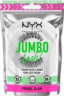 NYX PROFESSIONAL MAKEUP Faux Cils Fringe Glam (1 paire), 2 pièces.