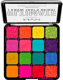 NYX PROFESSIONAL MAKEUP Palette de fards à paupières Ultimate 04W I Know That's Bright, 12,8 g