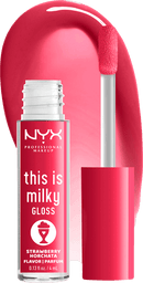 NYX PROFESSIONAL MAKEUP Lipgloss This Is Milky Gloss 10 Strawberry Horchata