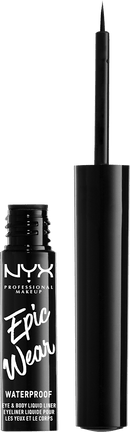 NYX PROFESSIONAL MAKEUP Vloeibare eyeliner Epic Wear Semi Permanent  01 Black, 3,5 ml