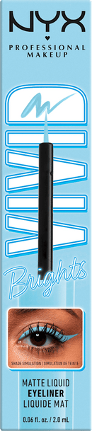 NYX PROFESSIONAL MAKEUP Vloeibare eyeliner Matt Vivid Bright 06 Blue Thang, 2 ml