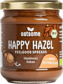 Oatsome Hazelnut Purée Feelgood Spreads 'Happy Hazel', 200 g