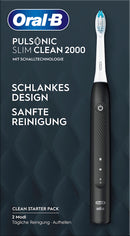 Oral-B Elektrische tandenborstel Pulsonic Slim Clean 2000 Zwart, 1 stuk