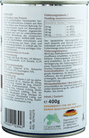 OrganicVet Nourriture humide pour chiens, régime rénal, multipack (6 x 400g), 2,4 kg