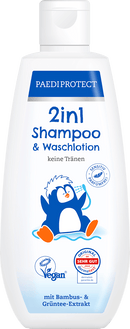 PAEDIPROTECT Babyshampoo & waslotion 2-in-1, 200 ml