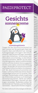 PAEDIPROTECT Zonnebrandcrème voor het gezicht, SPF 50+, 30 ml