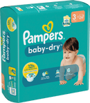 Couches Pampers Baby Dry taille 3 Midi (6-10 kg), 34 pièces.
