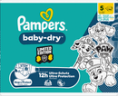 Couches Pampers Baby Dry taille 5 (11-16 kg) Édition limitée Paw Patrol, boîte mensuelle, 186 pièces.