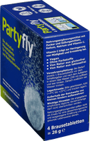 Partyfly Comprimés effervescents 4 pièces, 26 g