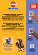 Pedigree Kauwsnack voor honden, tandverzorging DentaStix voor middelgrote honden, multipack (28 stuks), 720 g