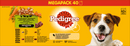 Nourriture humide pour chien Pedigree, Sélection adulte en sauce, Multipack, (40 x 100g), 4 kg