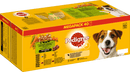 Nourriture humide pour chien Pedigree, Sélection adulte en sauce, Multipack, (40 x 100g), 4 kg