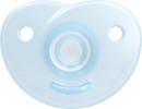 PHILIPS AVENT Fopspeen Soothie siliconen, blauw, 0-6 maanden, 2 stuks
