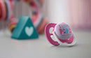 PHILIPS AVENT Fopspeen ultra air happy siliconen, roze/paars, 6-18 maanden, 2 stuks