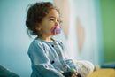 PHILIPS AVENT Fopspeen ultra air happy siliconen, roze/paars, 6-18 maanden, 2 stuks