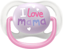 PHILIPS AVENT Fopspeen ultra air happy siliconen, roze/paars, 0-6 maanden, 2 stuks