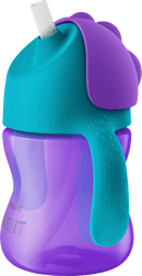 PHILIPS AVENT Rietjesbeker met handvatten paars, vanaf 9 maanden, 200 ml, 1 stuk