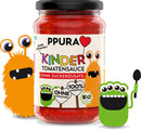 PPURA Sauce tomate pour enfants, sans sucre ajouté, Sugo, 340 g