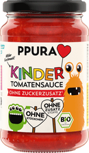 PPURA Sauce tomate pour enfants, sans sucre ajouté, Sugo, 340 g