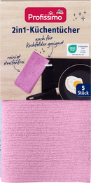 Profissimo 2-in-1-keukendoeken, 5 stuks