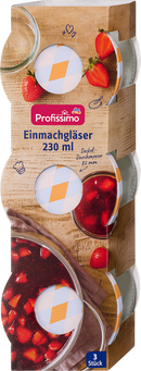 Profissimo Inmaakpotten 230 ml, 3 stuks
