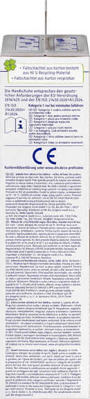 Profissimo Gants jetables sans latex Noir Large, 60 pièces.