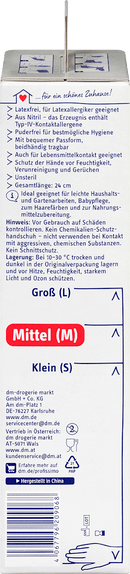 Profissimo Gants jetables sans latex Noir Moyen, 60 pcs.