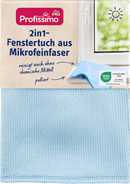 Chiffon de nettoyage pour vitres en microfibre Profissimo 2 en 1, 1 pièce.