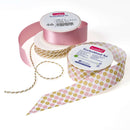 Profissimo Cadeaulintset "roze/wit-goud, 11 m