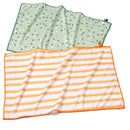 Chiffons de vaisselle et de polissage en microfibre Profissimo, paquet de 2.