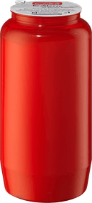 Bougie funéraire Profissimo n° 7 Rouge, 1 pièce.
