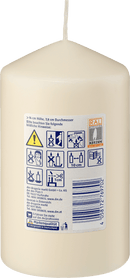 Profissimo Kaars glad 140/80 champagne, 1 stuk