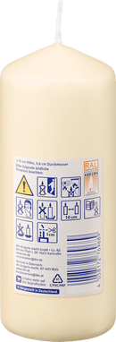 Profissimo Kaars glad 150/60 champagne, 1 stuk